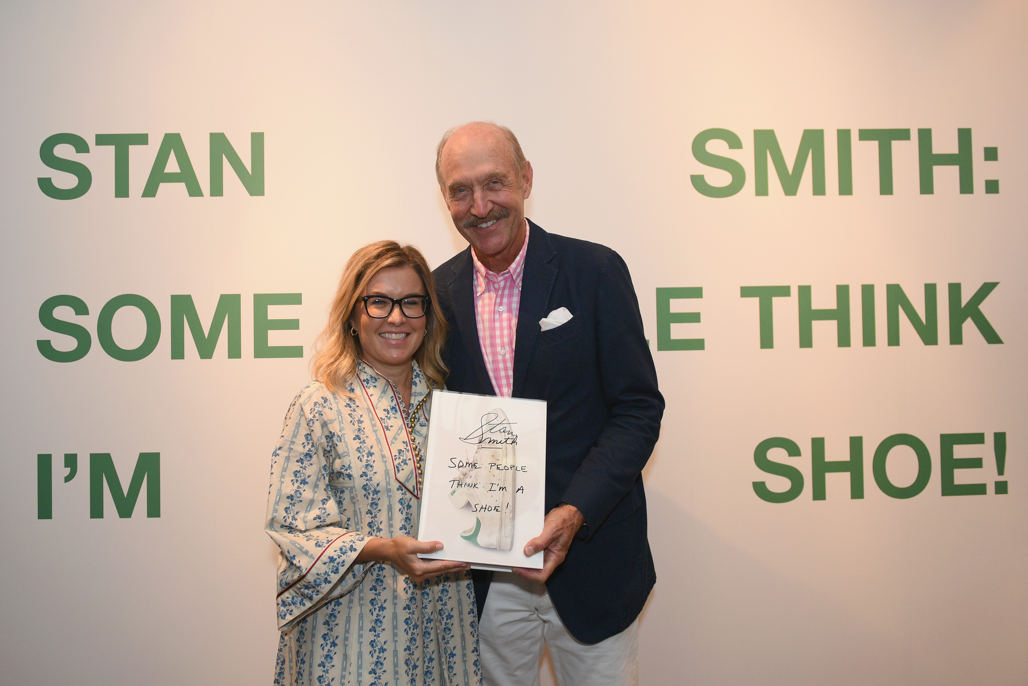 Alegra O'Hare ja Stan Smith kirjan julkistamistilaisuudessa New Yorkissa 5.9.2018.