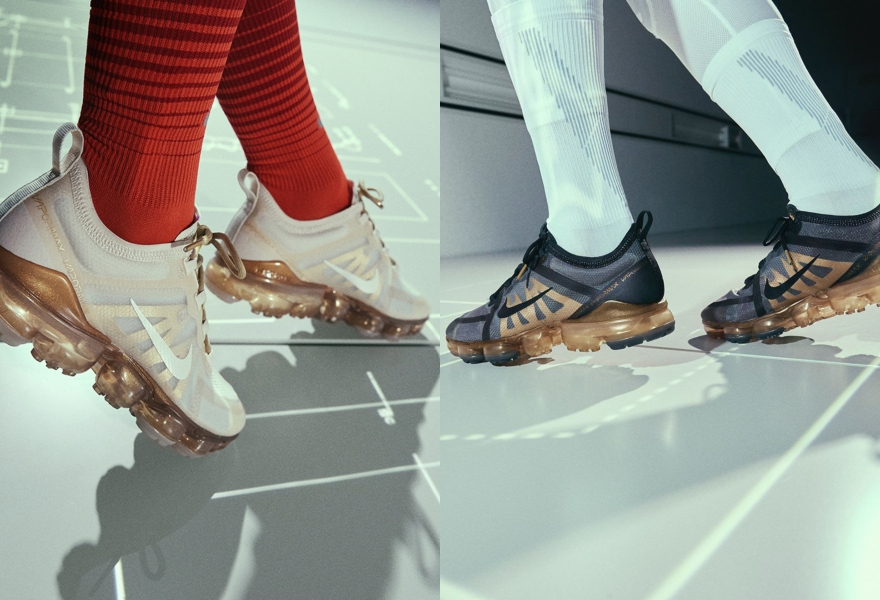 metallinhohtoiset kengät Nike Air Vapour Max 2019 miehille ja naisille