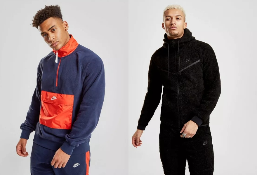 Kuvassa kaksi miestä verryttelyasuissa