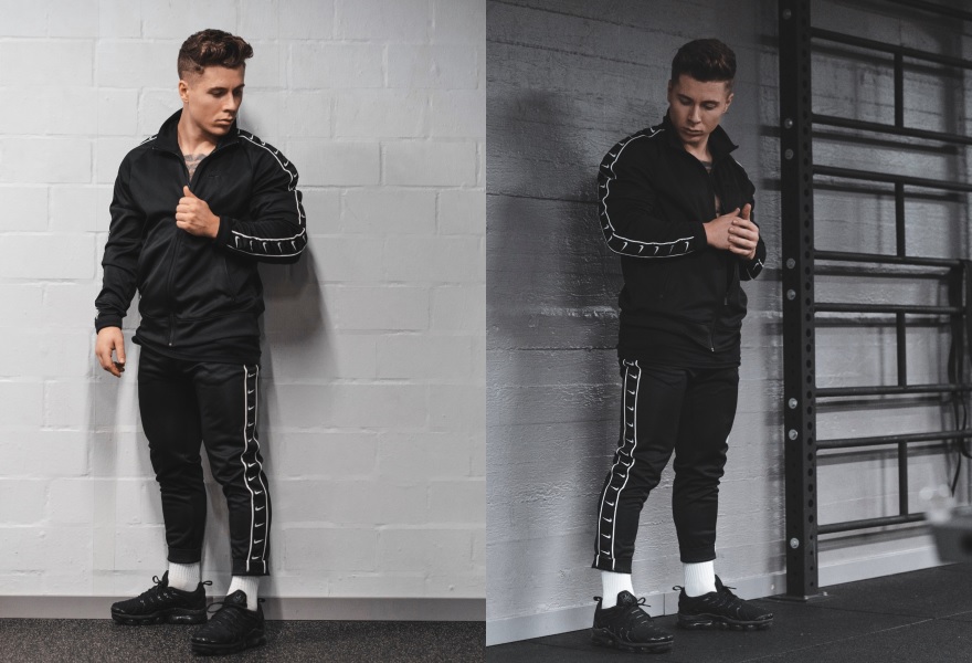 benjamin karmi päällään Nike miesten treenivaatteet