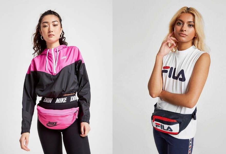 Kuvassa JD Sports vyölaukut