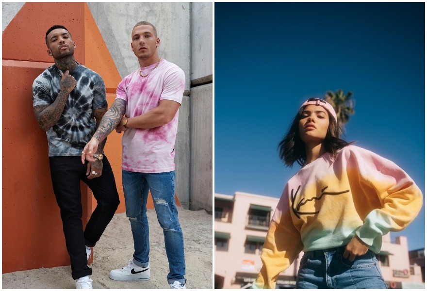 kevään ja kesän 2020 trendi tie dye eli batiikkivärjäys