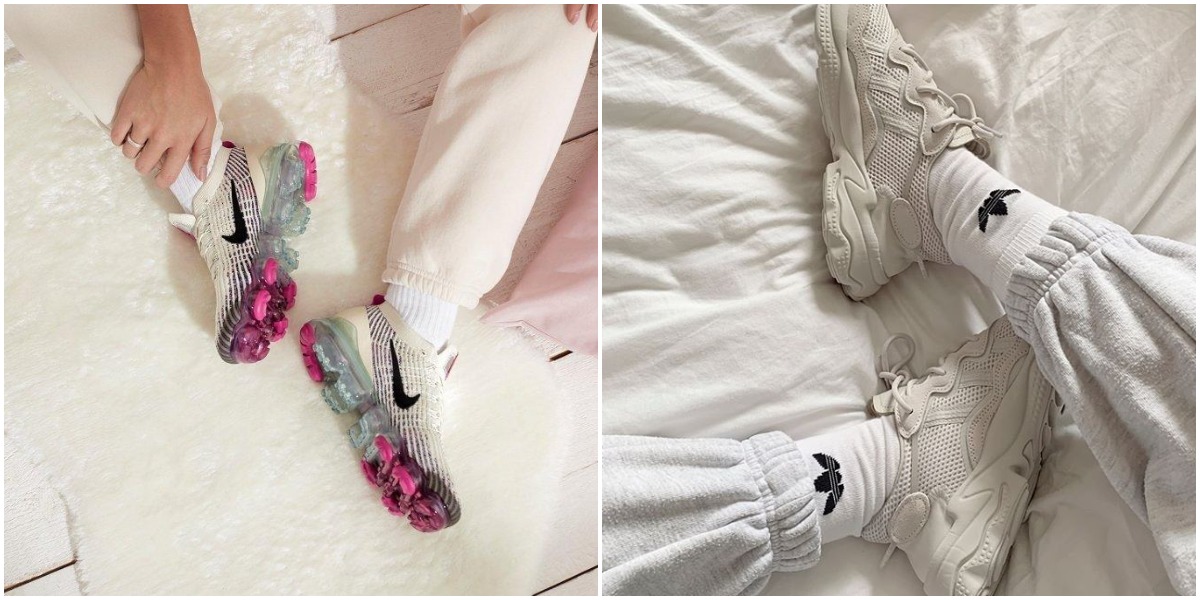 Nike Vapormax ja adidas Originals Ozweego shoefie